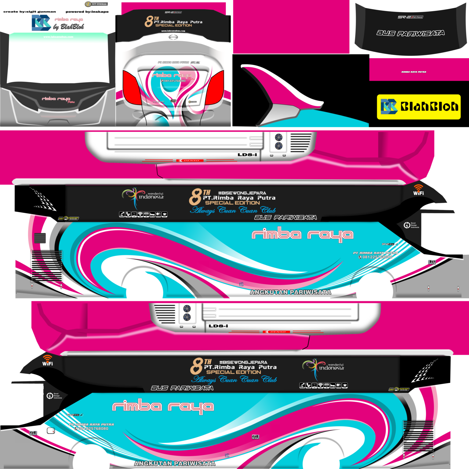 Kumpulan Livery Bussid Arjuna Xhd Jetbus Keren Dan Lengkap Blog