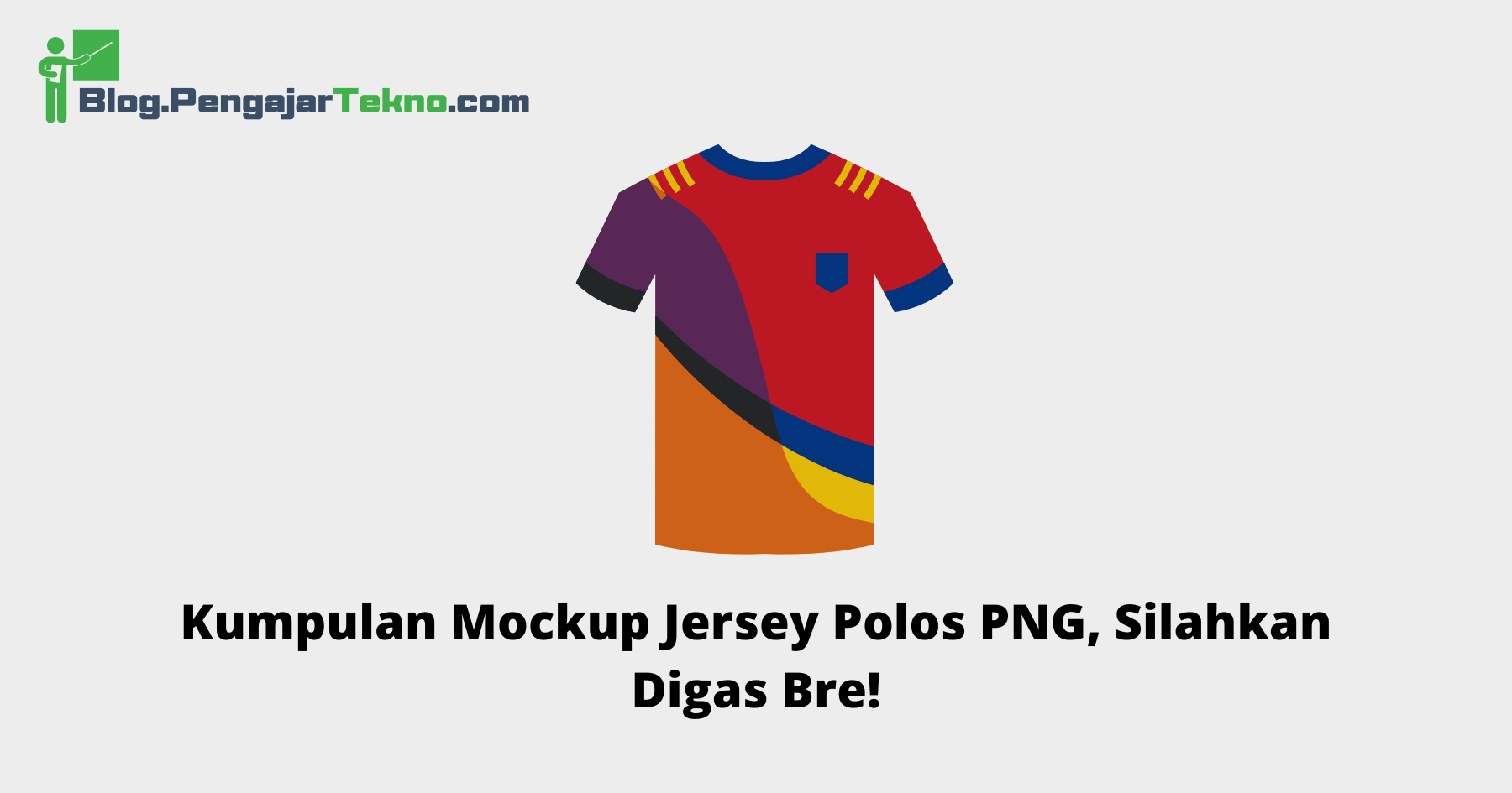 Mockup Jersey Polos PNG