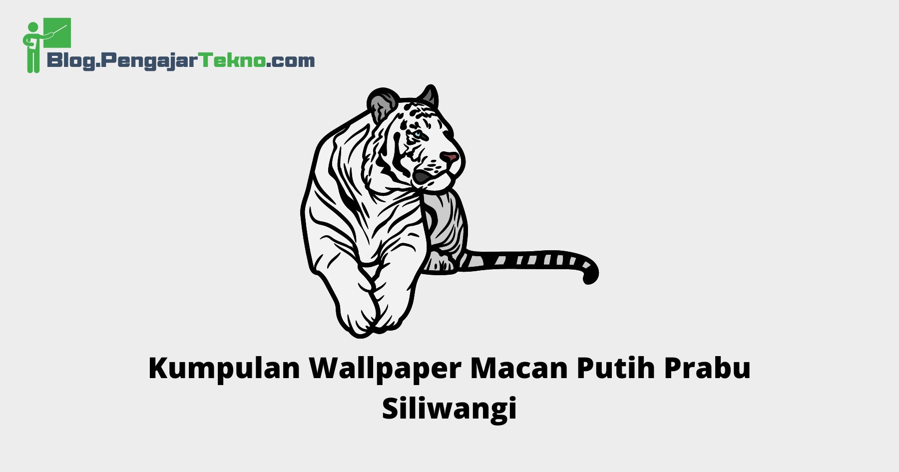 Wallpaper Macan Putih Prabu Siliwangi