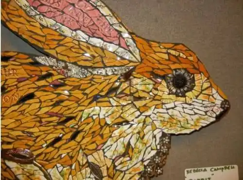 gambar mozaik hewan