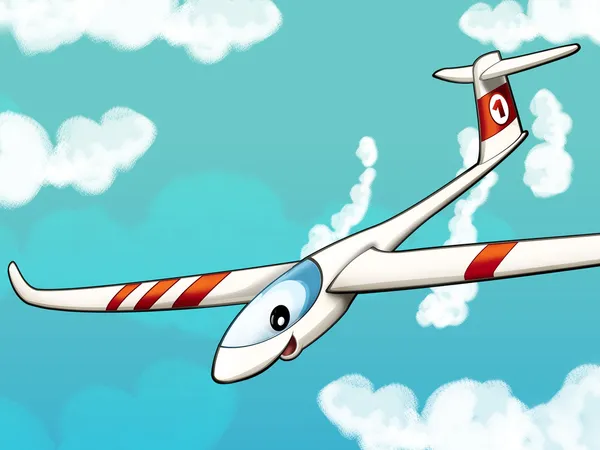 gambar pesawat kartun