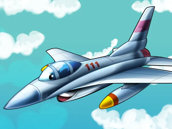 gambar pesawat kartun
