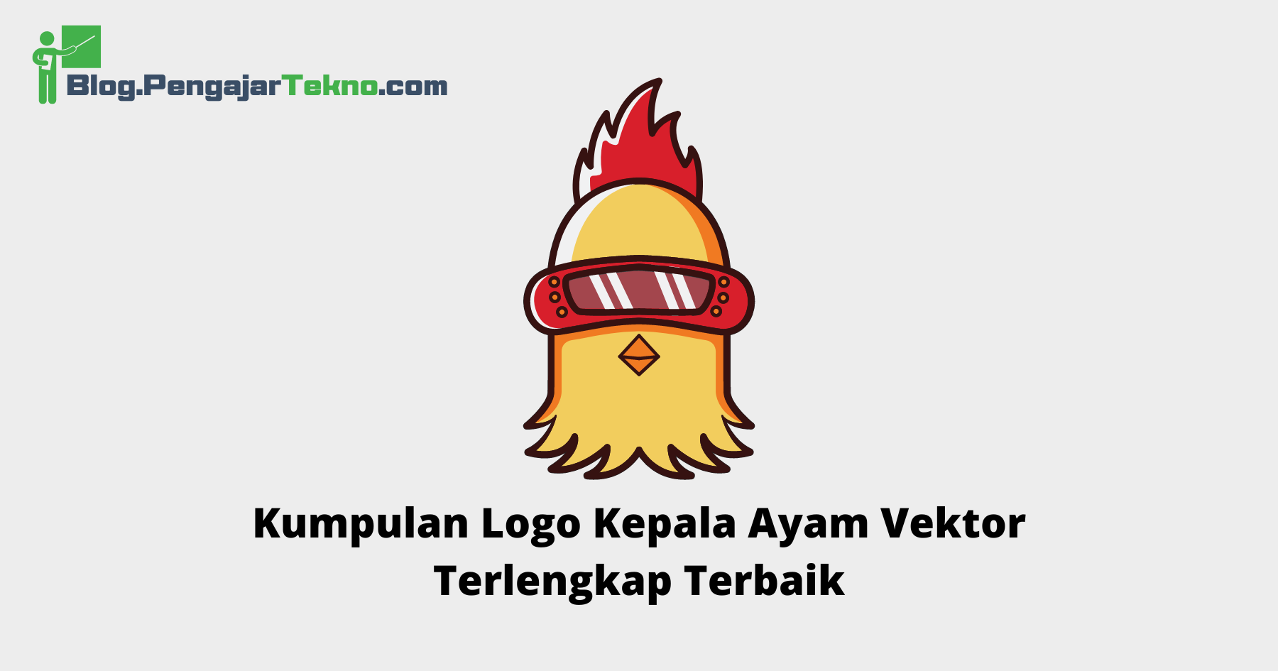 Logo Kepala Ayam Vektor