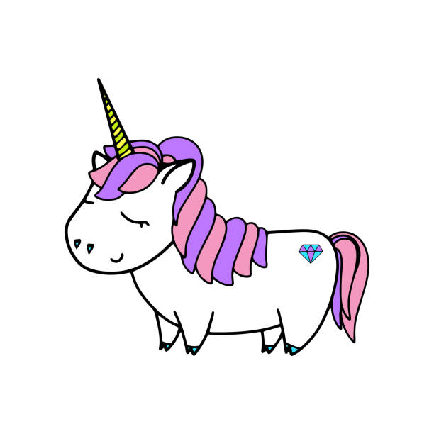 gambar unicorn lucu