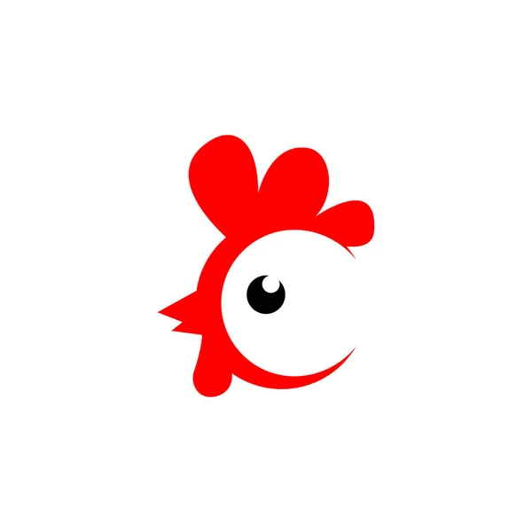 logo kepala ayam vektor