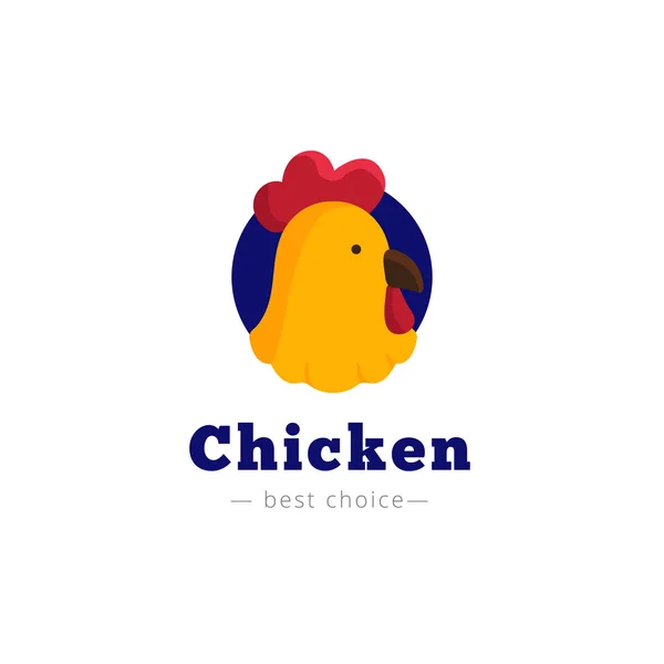 logo kepala ayam vektor