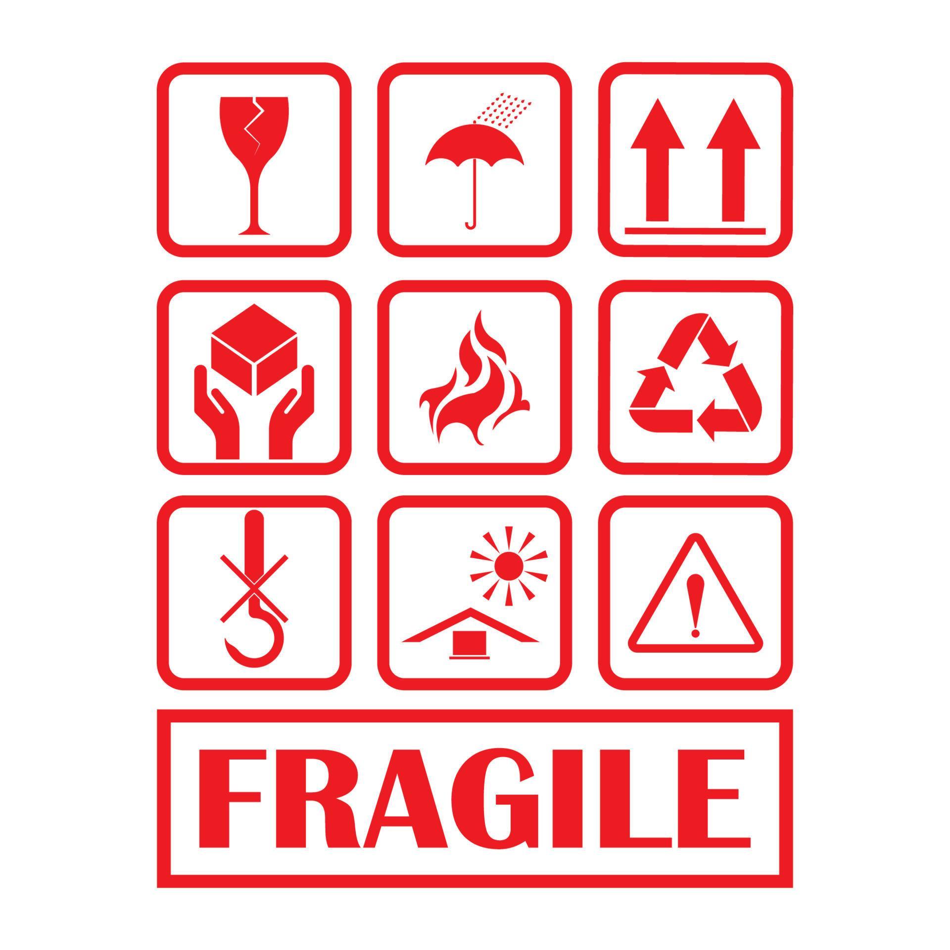 fragile logo