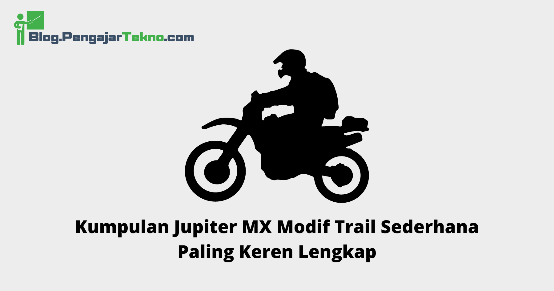 jupiter mx modif trail sederhana