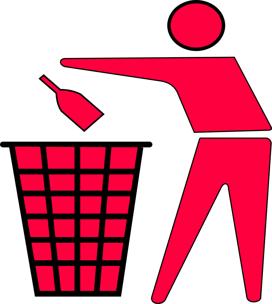 logo buang sampah png