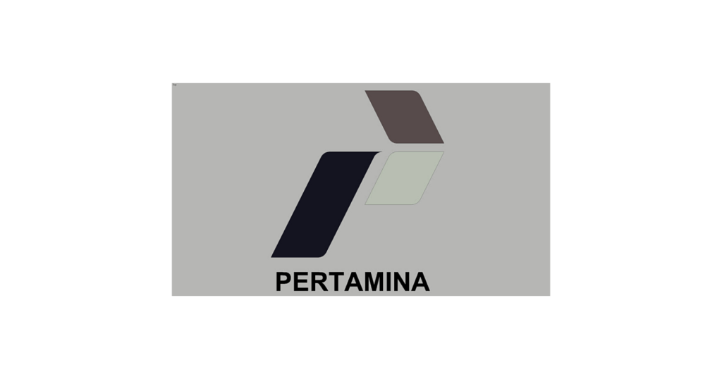 logo pertamina hitam putih