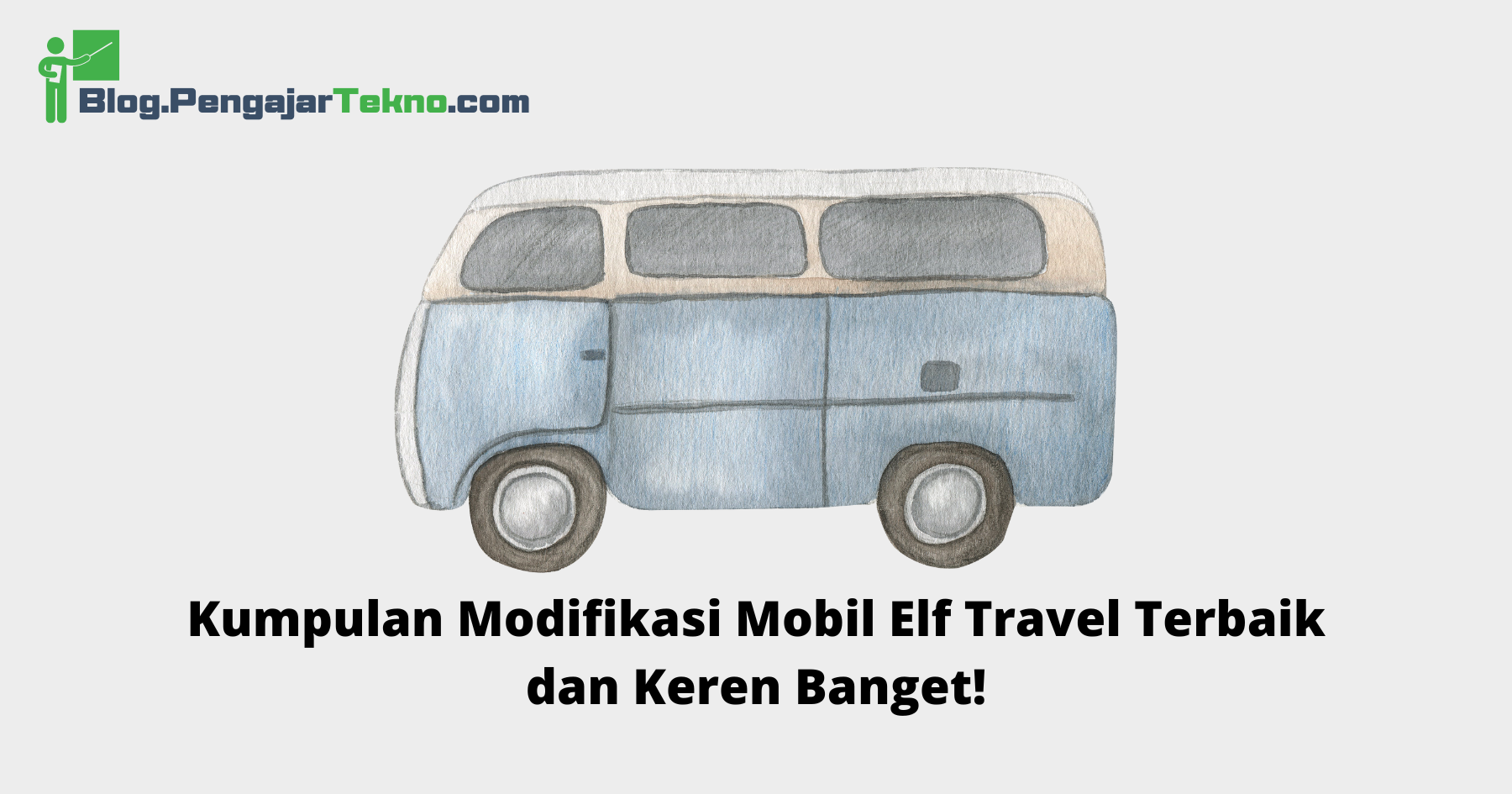 modifikasi mobil elf travel