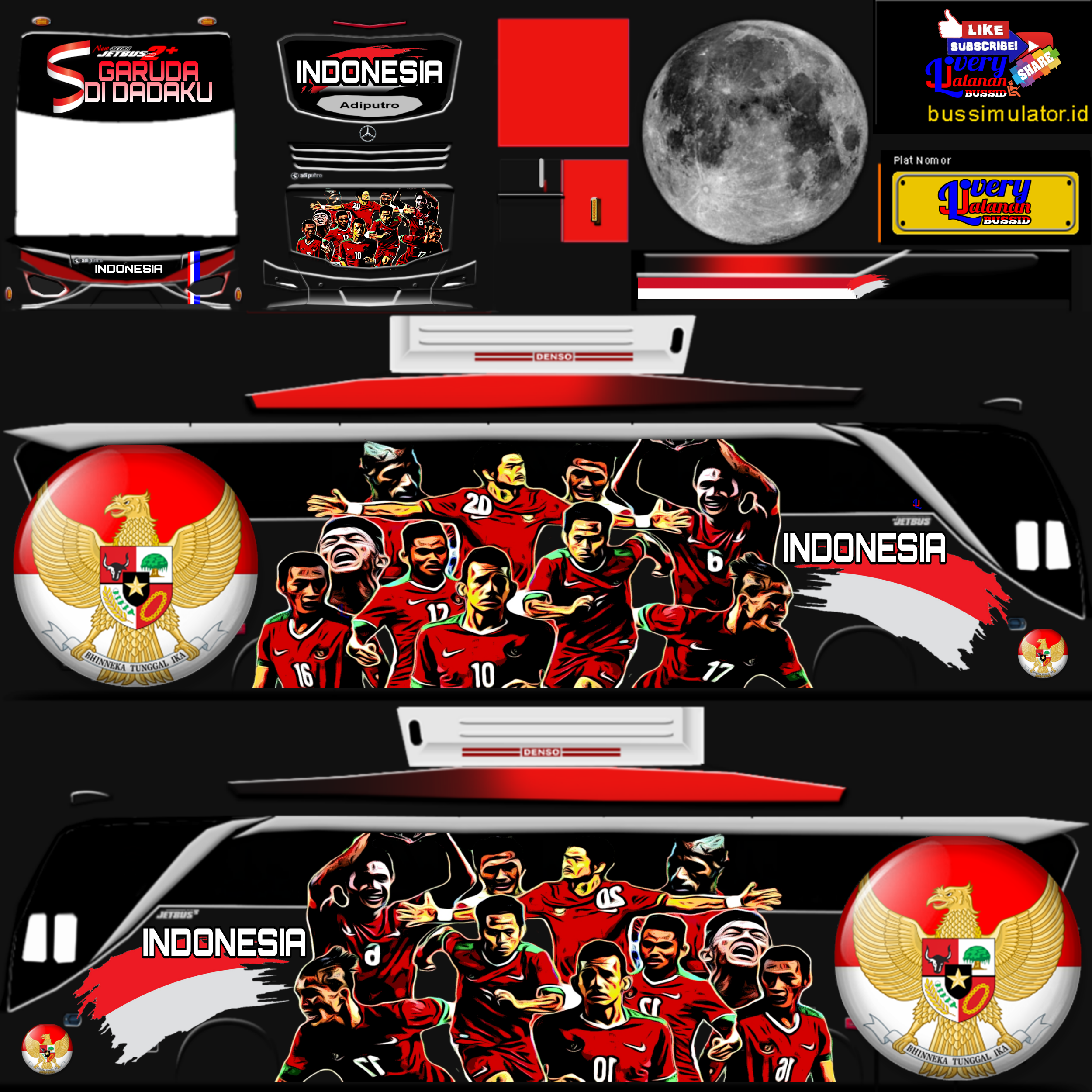 livery bussid timnas indonesia
