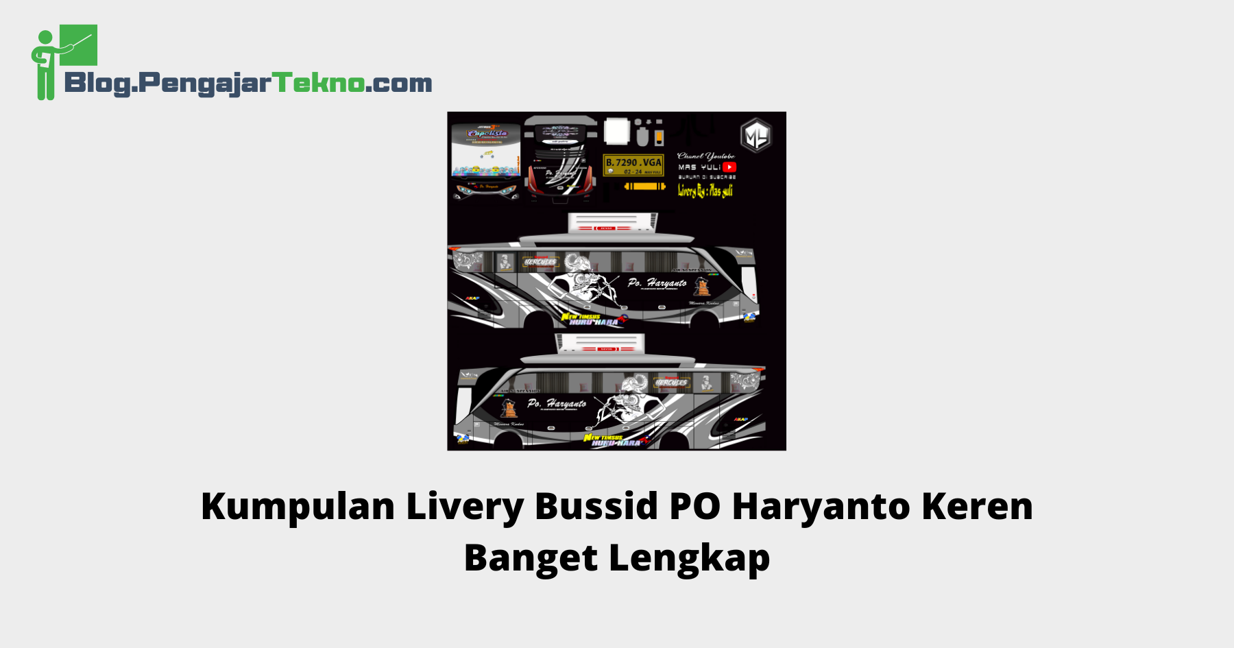Livery Bussid PO Haryanto