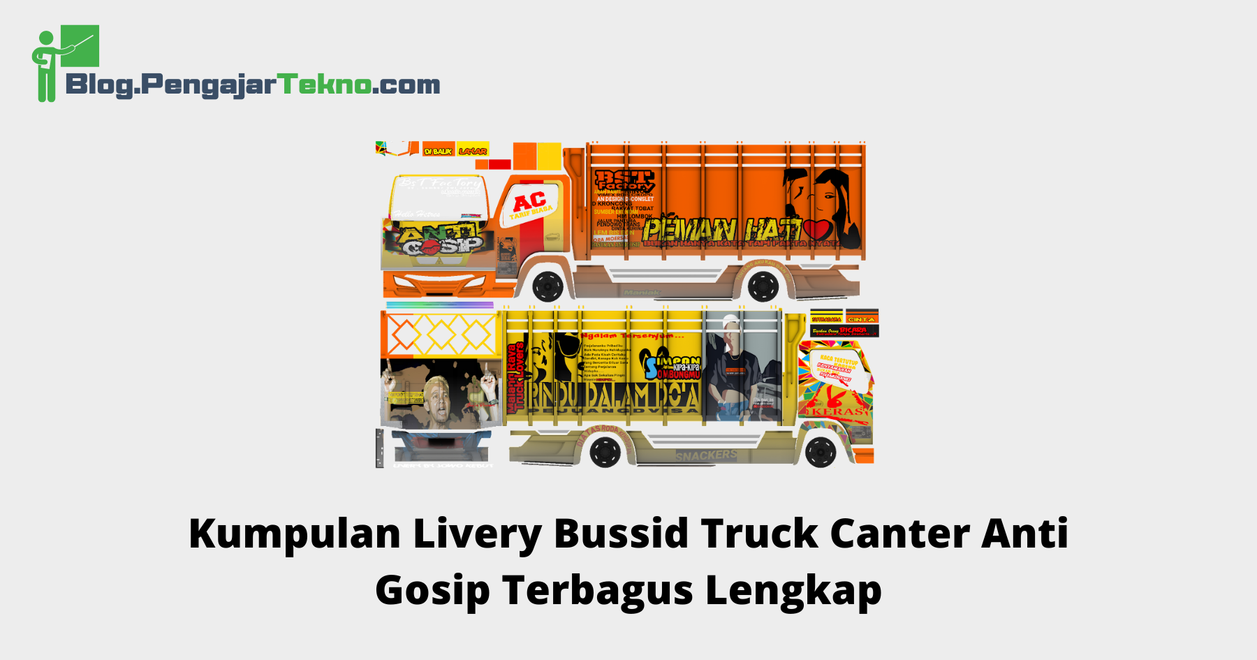 livery bussid truck canter anti gosip