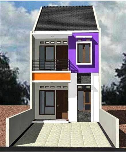 Model Atap Rumah 2 Lantai Bagian Depan