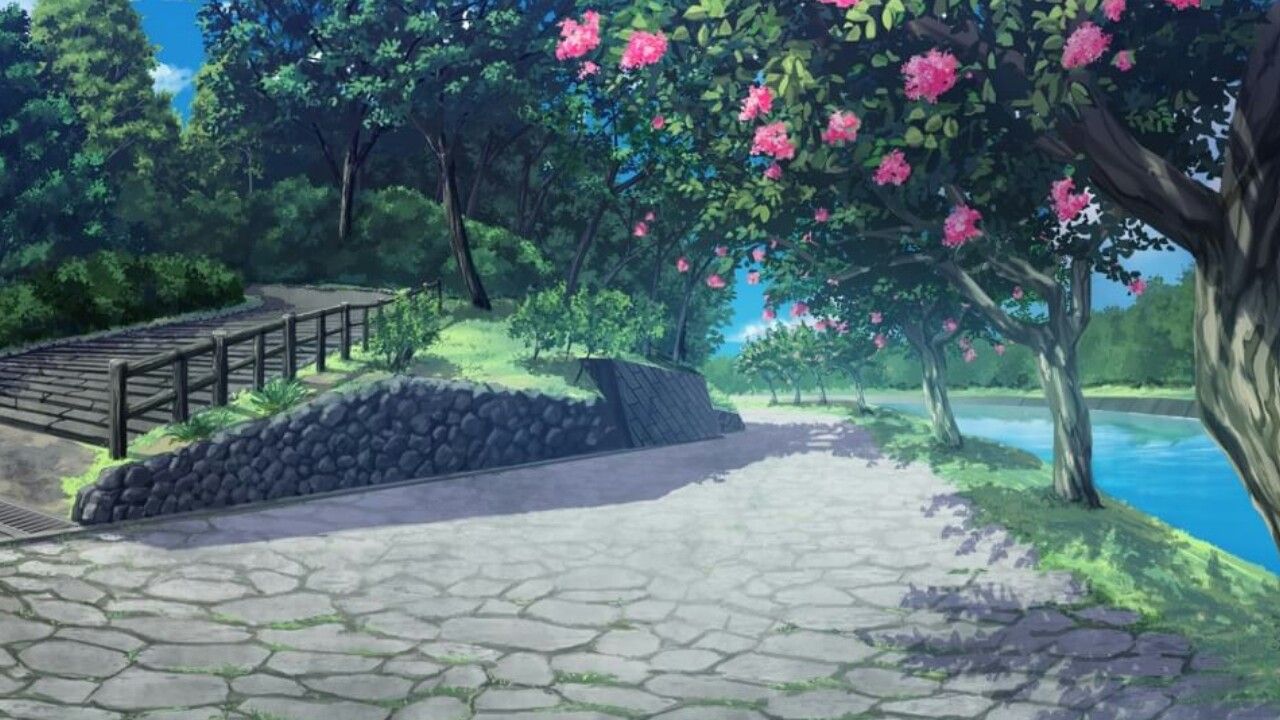 Background Anime Taman