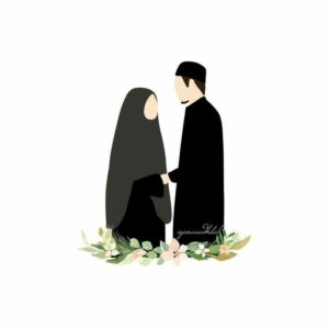 Kumpulan Gambar Kartun Muslimah Couple Romantis Terbagus - Blog