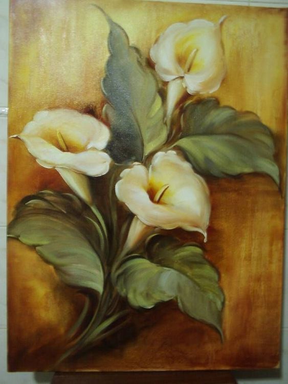 Gambar Lukisan Bunga