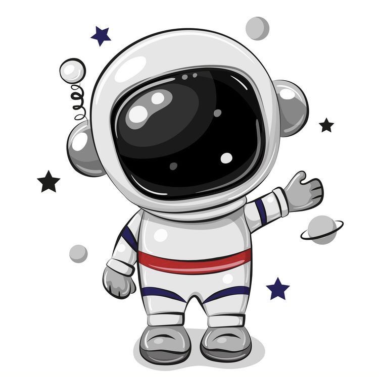 Gambar Astronot Kartun