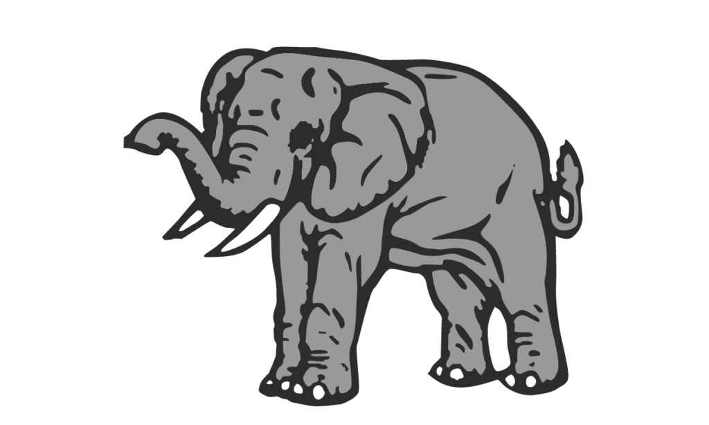 Gambar Gajah Kartun