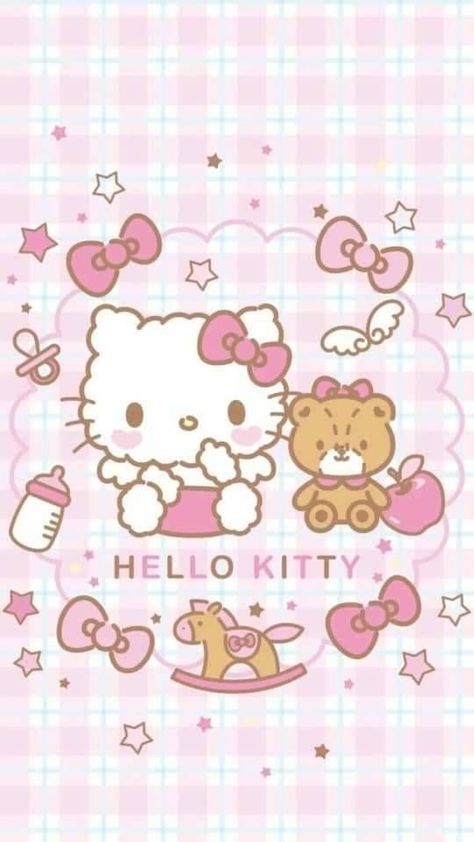 Wallpaper Hello Kitty Pink Cantik