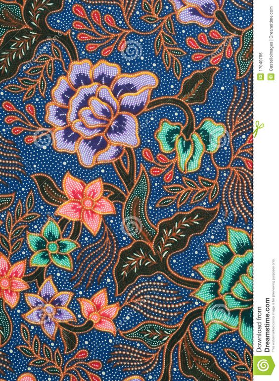 Gambar Batik Bunga