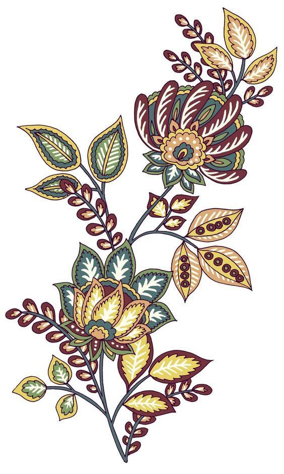 Gambar Batik Bunga