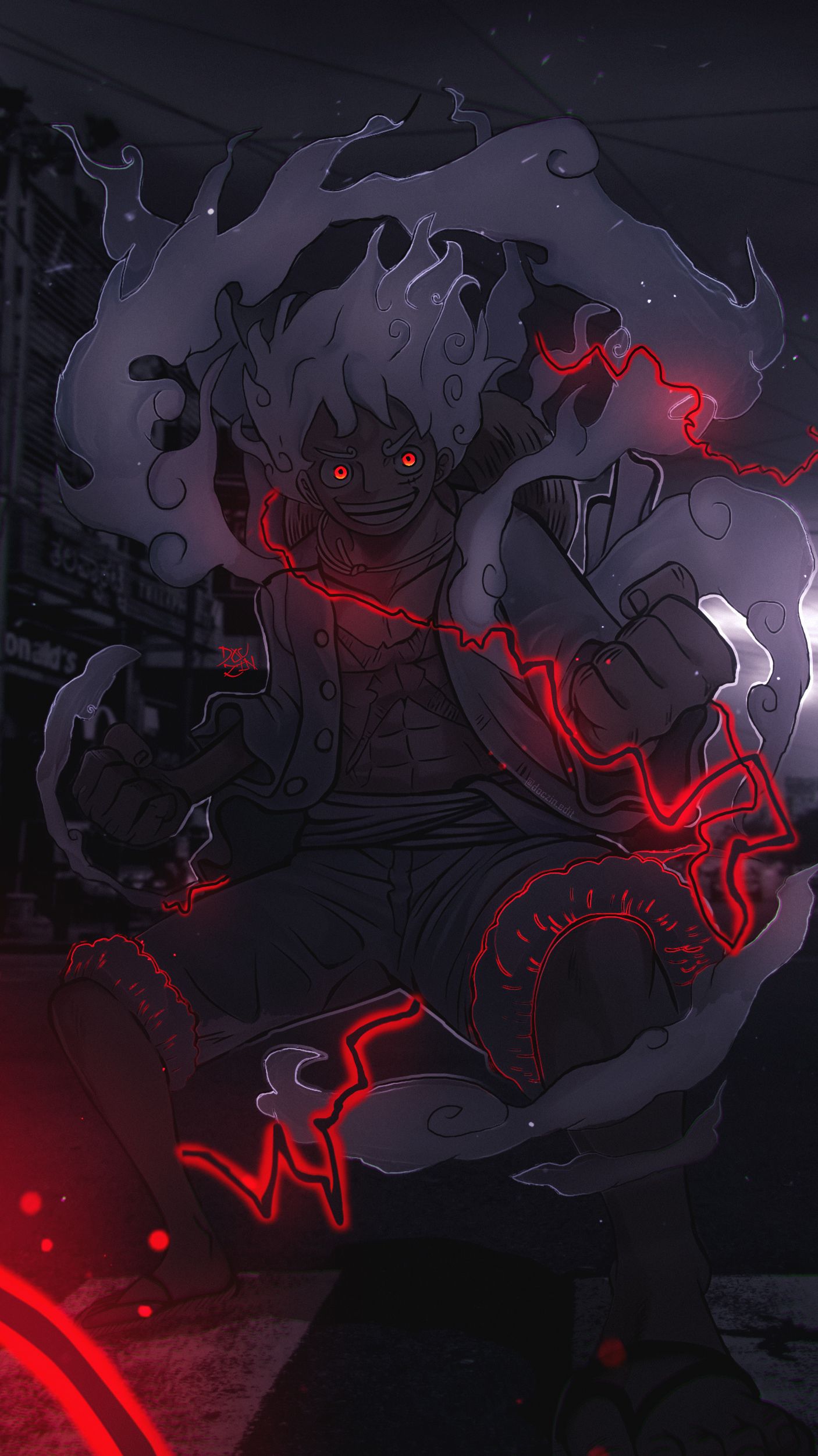 Gambar Luffy Gear 5