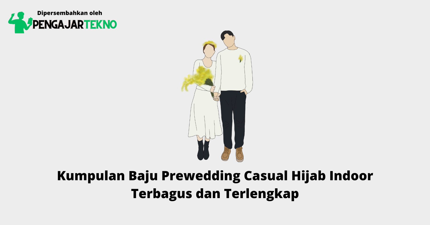 Baju Prewedding Casual Hijab Indoor