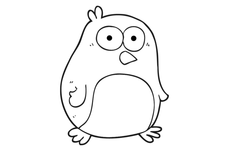 Kumpulan Gambar Kartun Lucu Hitam Putih Terbagus Terlengkap - Blog