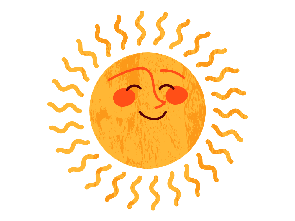 Gambar Matahari Kartun