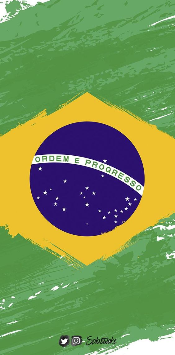 Wallpaper Bendera Brasil