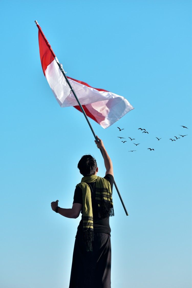 Wallpaper Bendera Indonesia