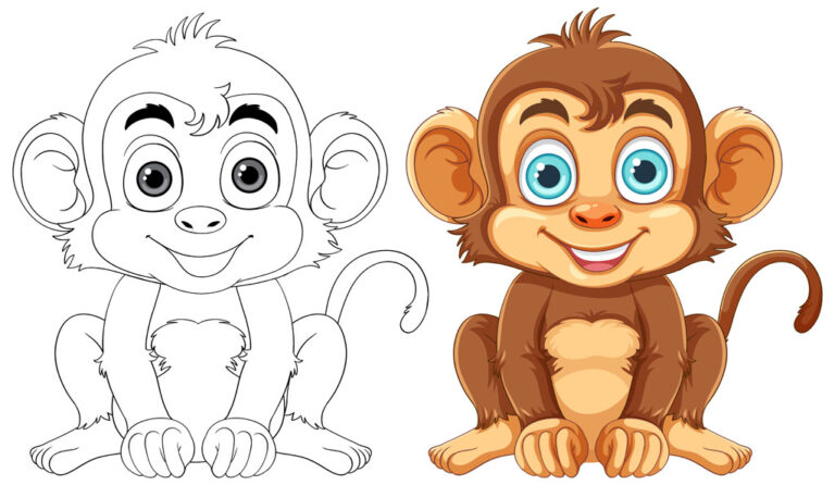 Kumpulan Gambar Mewarnai Hewan dan Contoh Warnanya Terlengkap - Blog