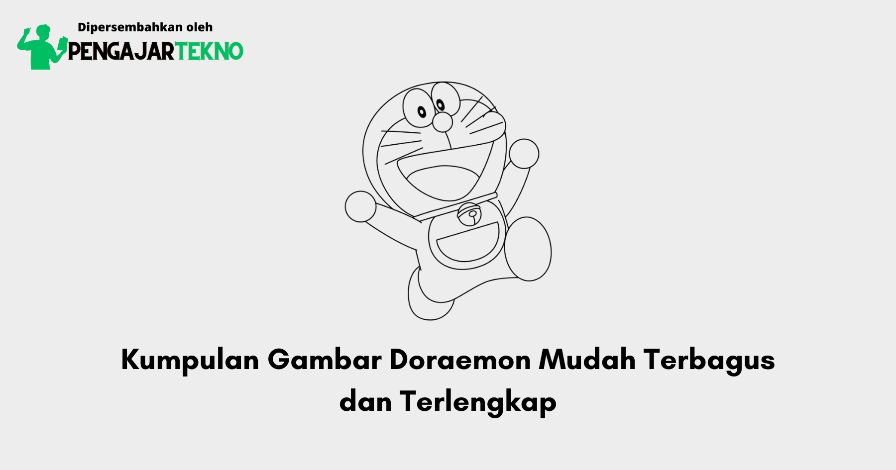 Gambar Doraemon Mudah