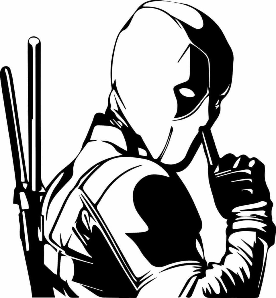 Gambar Grafiti Kartun Hitam Putih