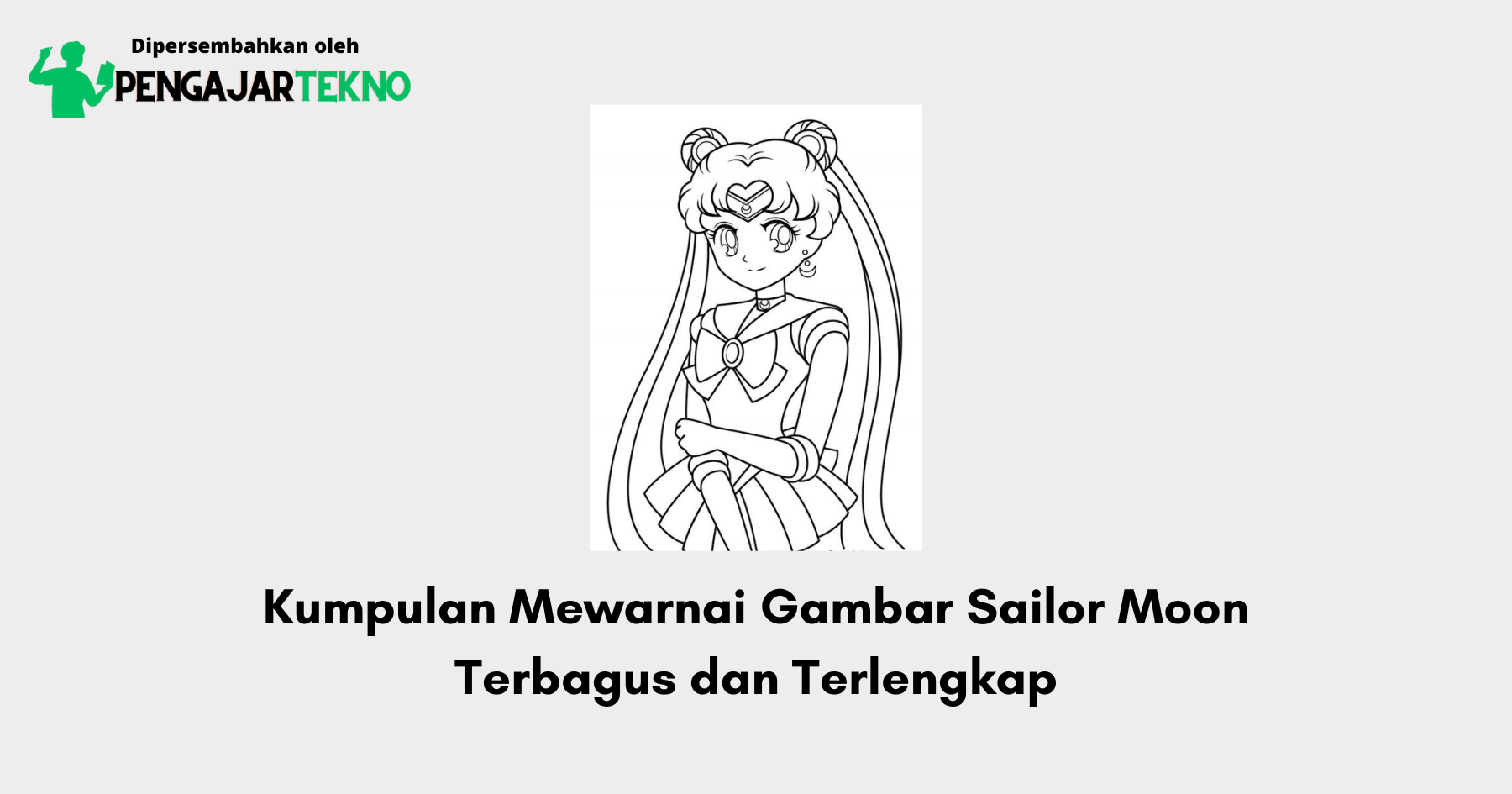 Mewarnai Gambar Sailor Moon
