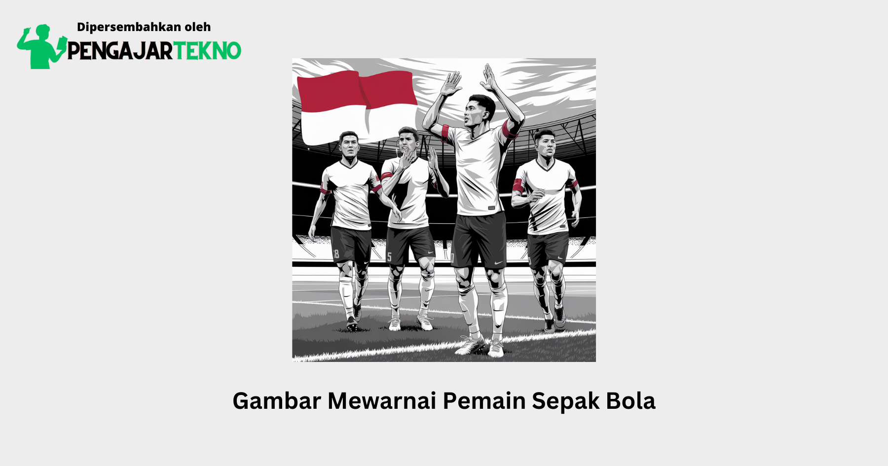 gambar mewarnai pemain sepak bola