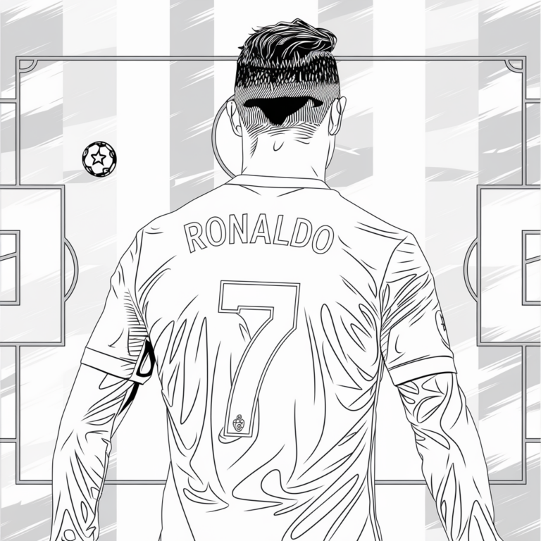 Gambar Mewarnai Pemain Sepak Bola - Blog Pengajar Tekno