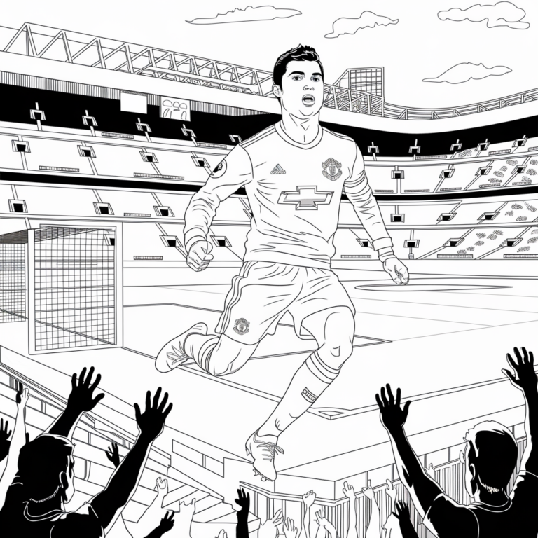 30 Gambar Mewarnai Ronaldo untuk Diwarnai - Blog Pengajar Tekno