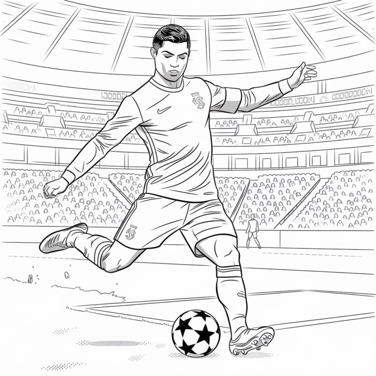 Gambar Mewarnai Pemain Sepak Bola - Blog Pengajar Tekno