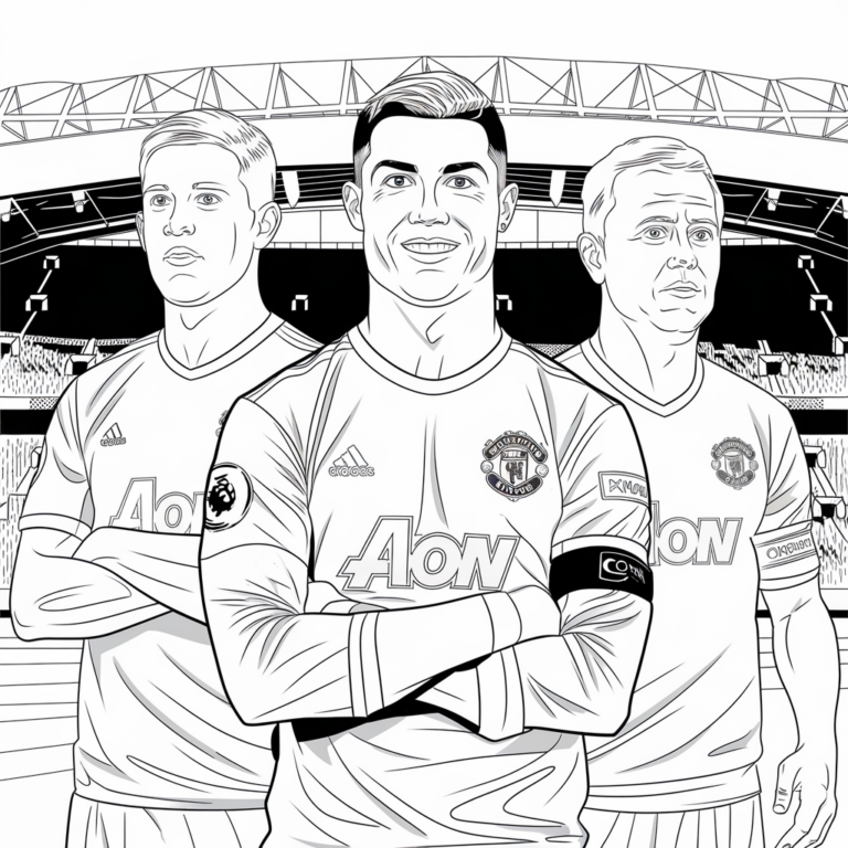 30 Gambar Mewarnai Ronaldo untuk Diwarnai - Blog Pengajar Tekno