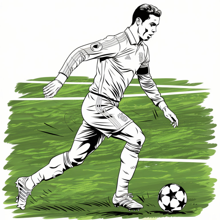 30 Gambar Mewarnai Ronaldo untuk Diwarnai - Blog Pengajar Tekno