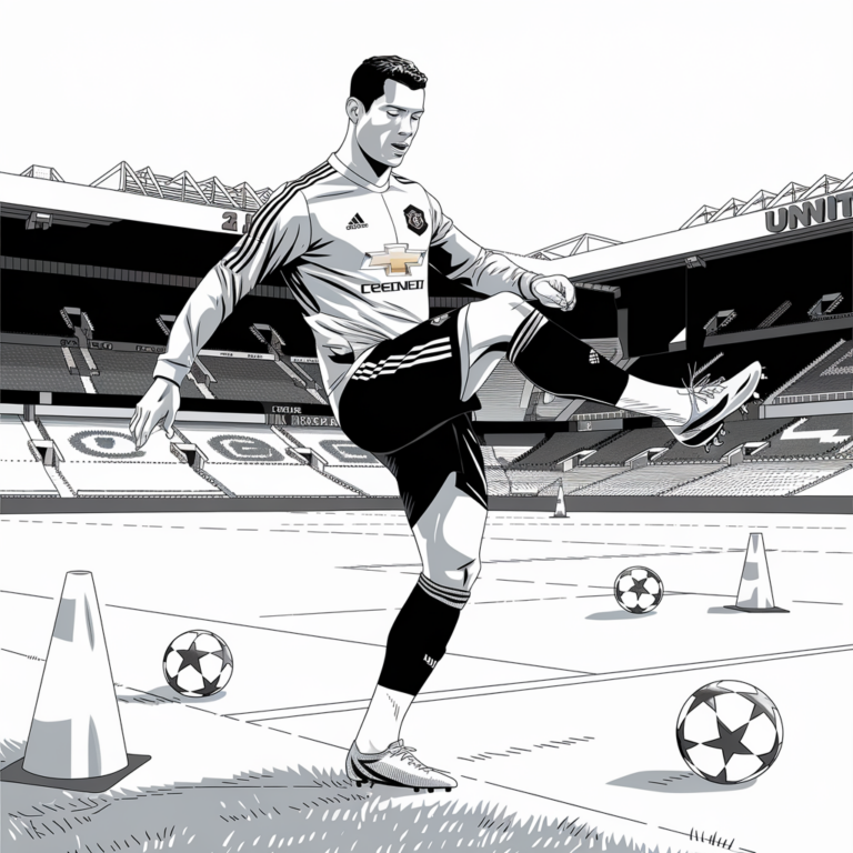 30 Gambar Mewarnai Ronaldo untuk Diwarnai - Blog Pengajar Tekno