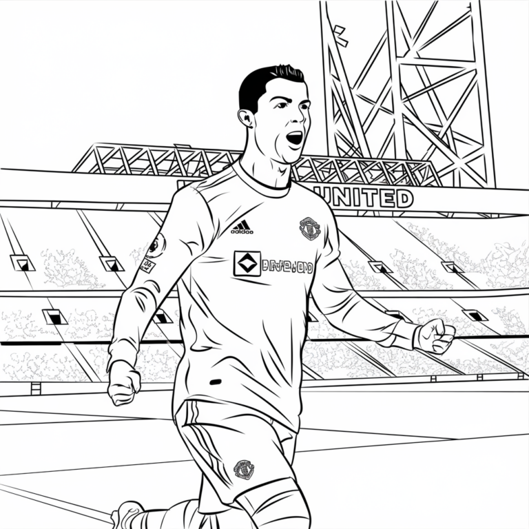 30 Gambar Mewarnai Ronaldo untuk Diwarnai - Blog Pengajar Tekno