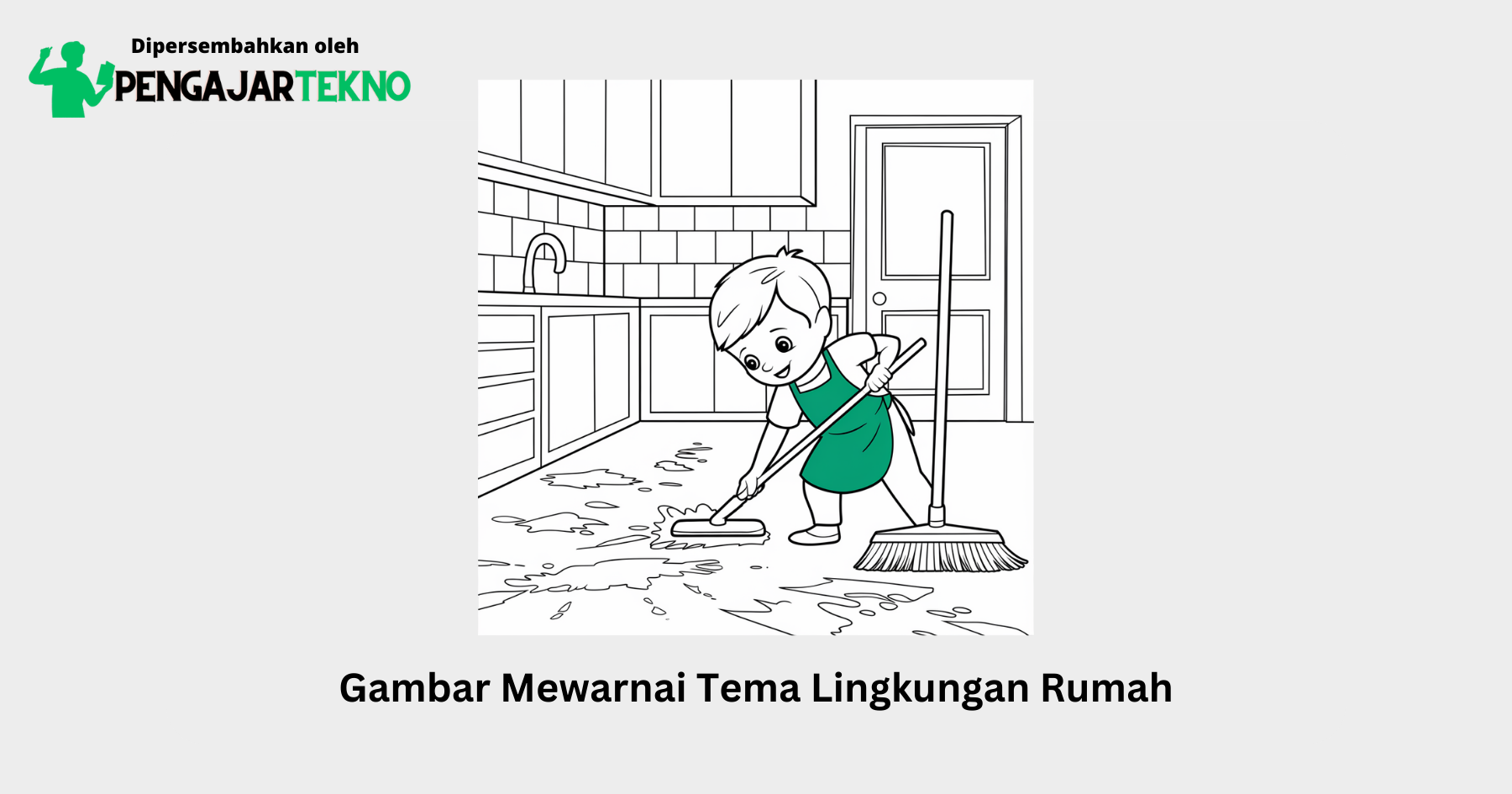 gambar mewarnai tema lingkungan rumah