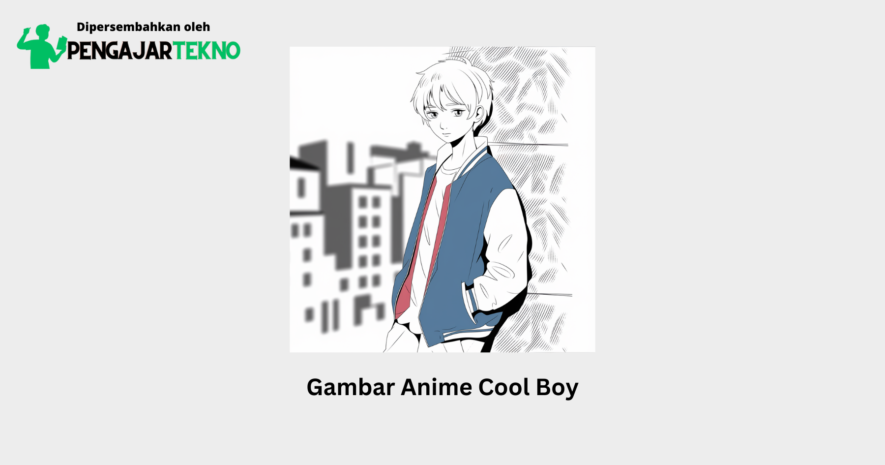 gambar anime cool boy