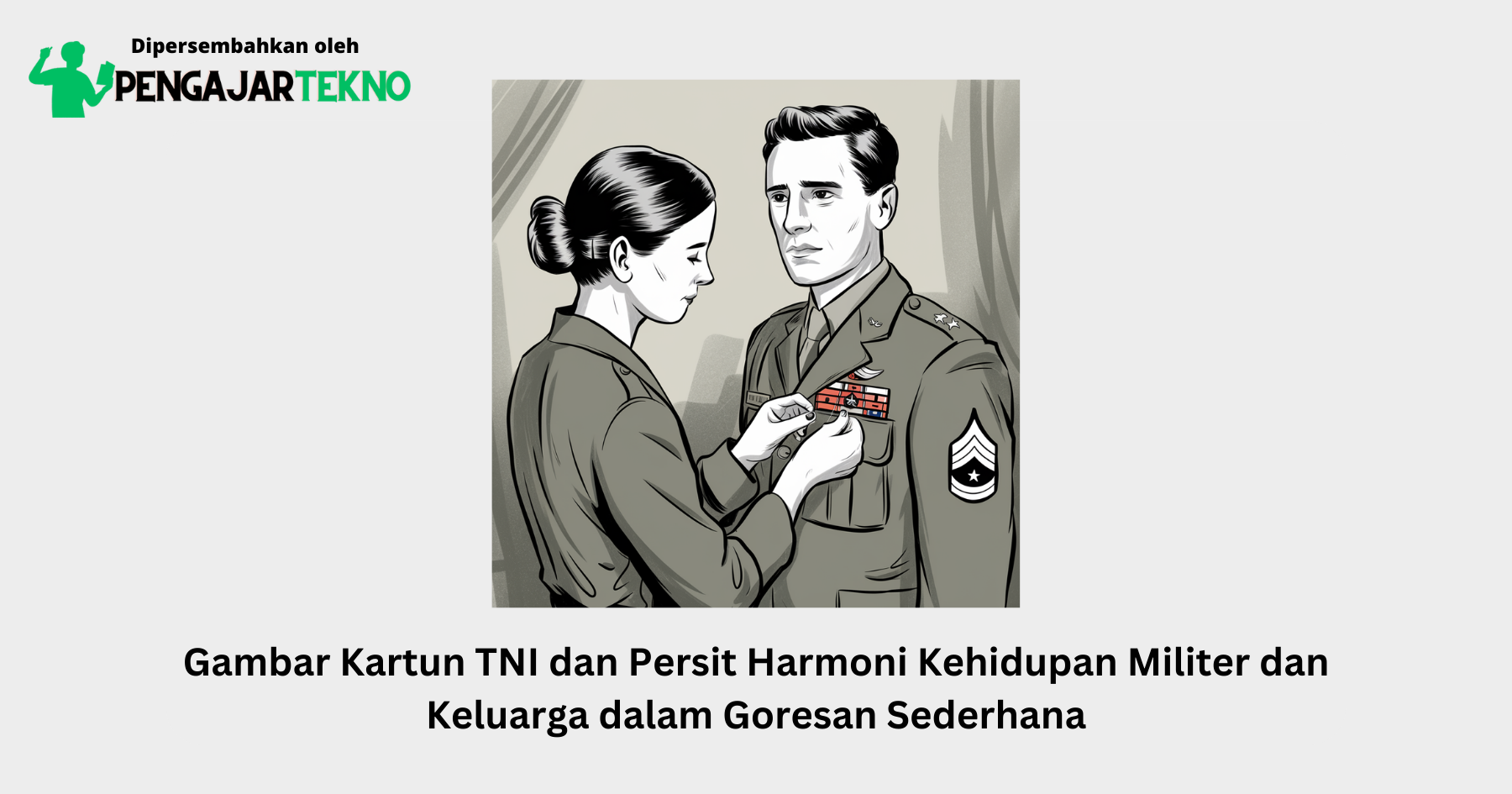 gambar kartun tni dan persit