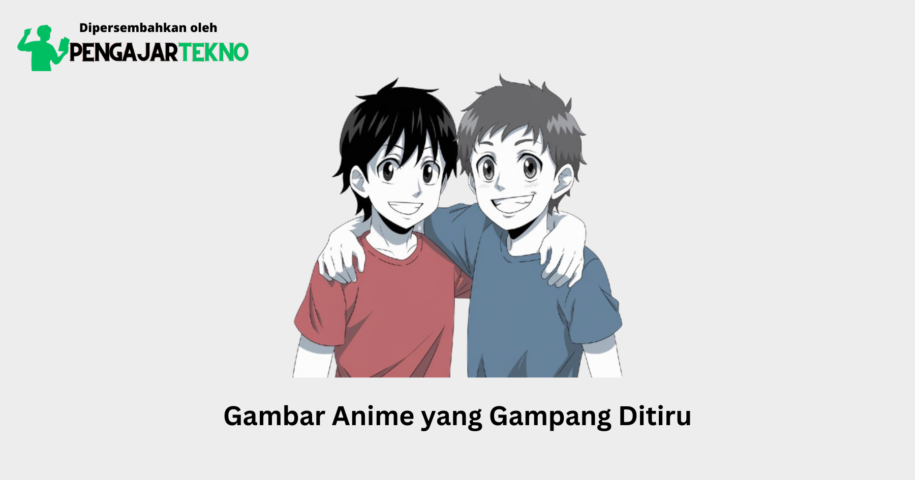 gambar anime yang gampang ditiru