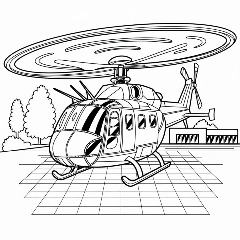 Gambar Mewarnai Kendaraan: Aktivitas Edukatif dan Menyenangkan untuk